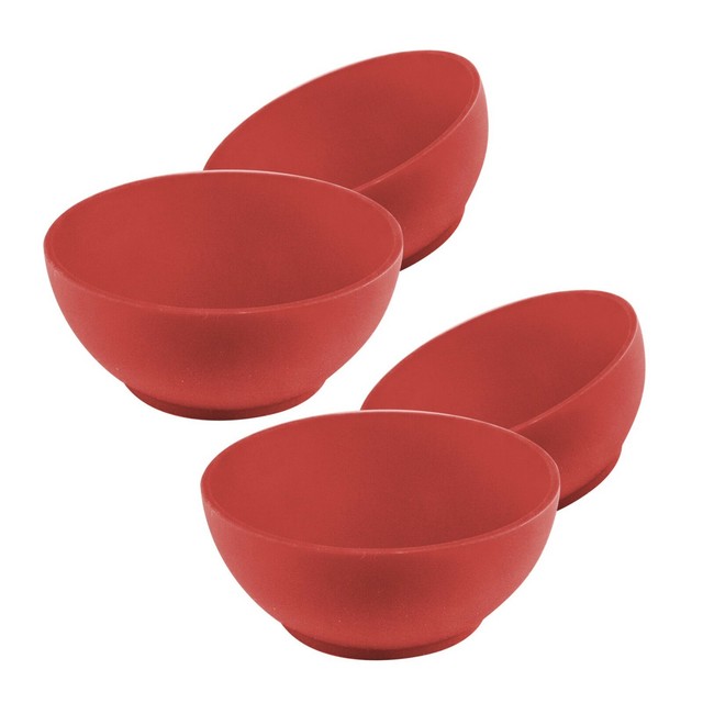 Lamson HotSpot Silicone Pinch Bowls / Cups Set of 4 / Red eBay