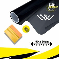 SONNENKEIL BLENDSCHUTZSTREIFEN TÖNUNGSFOLIE FRONTSCHEIBENKEIL 150 x 20cm SCHWARZ