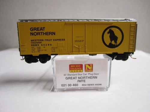 MICRO TRENES 021 00 460 02100460 GREAT NORTH GN WFE 40' CAJA ENCHUFABLE 60296 N | Zustand: New