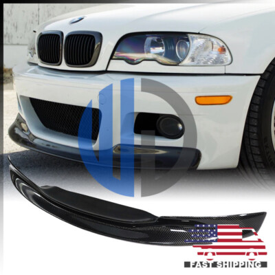 For 2001 2002 2003 2004 2005 2006 BMW E46 M3 CSL Style Carbon Fiber Front Lip