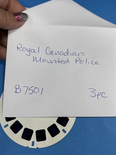 VTG View Master View Stereo Reels B7501 Royal Canadian Mounted Police 3 Pc Set - Picture 8 of 8