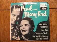 Les Paul & Mary Ford – The Hit Makers! Part II 1953 Capitol EAP 2-416 7" EP VG+