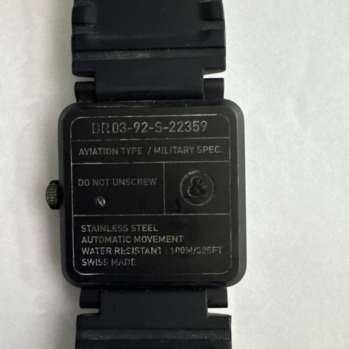 Bell and Ross watch military spec BR03-92 with authentication - black - Picture 9 of 13