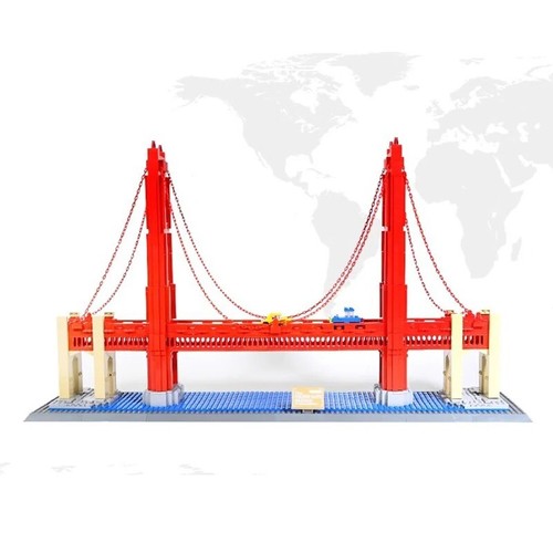 Wange Bloque de Construcción Juguetes Arquitectura Mundial Ladrillos Modelo para Adultos o Niños - Imagen 770 de 872