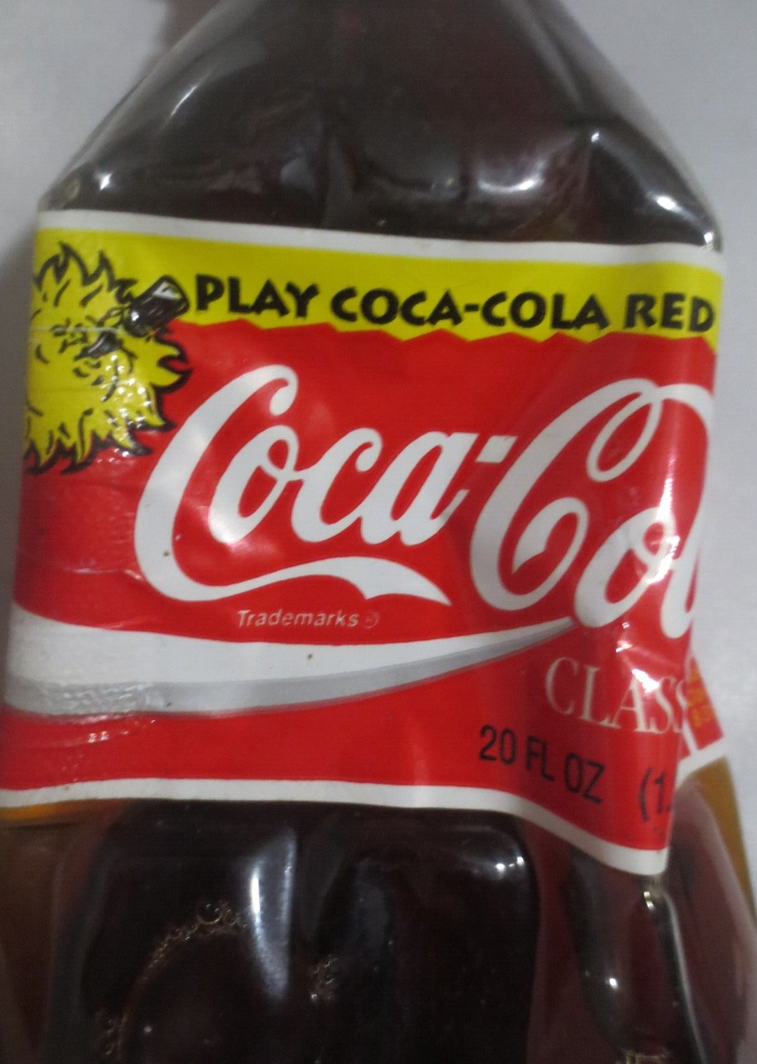 Coca-Cola Plastic 20 oz Bottle Play Coca-Cola Red Hot Summer
