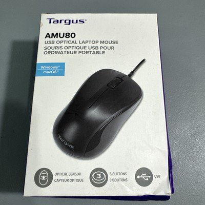 Targus AMB581 Compact Multi-Device Wired Mouse Black  NEW