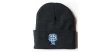Dogtown Skateboards Cross Logo Black / Blue Beanie Hat