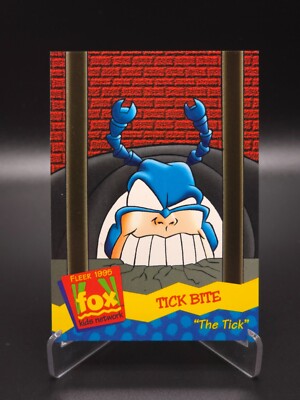 TICK BITE 1995 Fleer FOX Kids Network Collector Cards The Tick TV Show #6