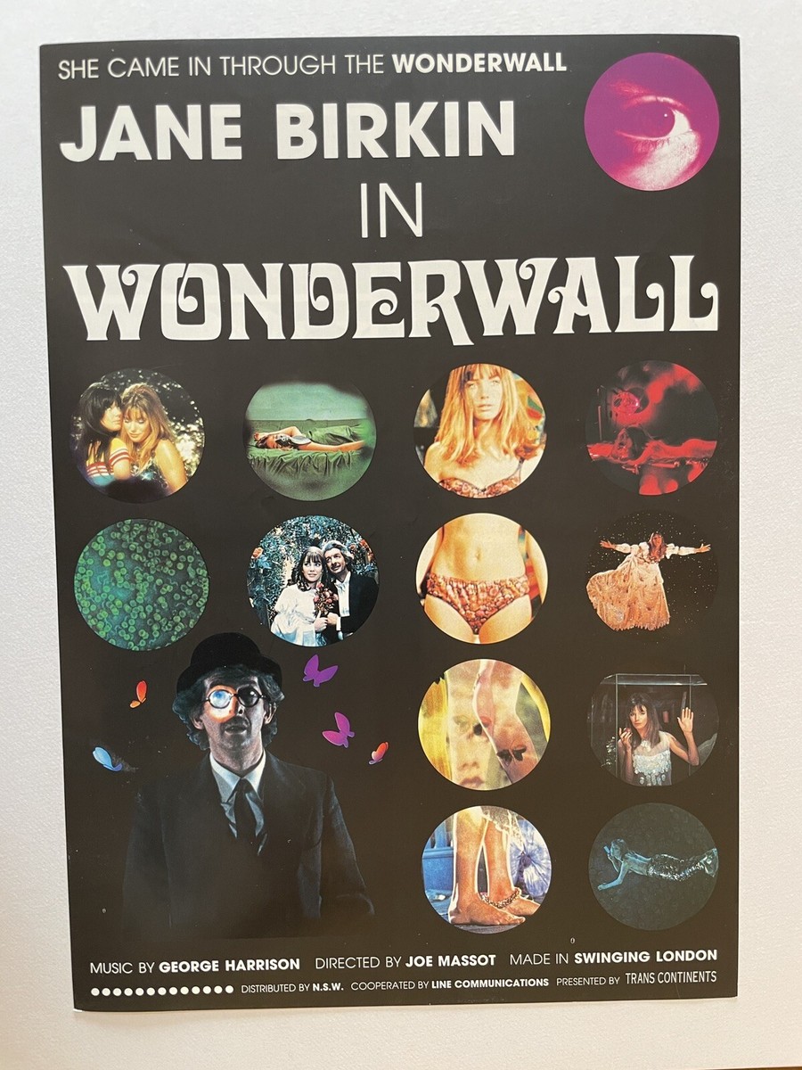 映画　ワンダーウォール　ポスター JANE BIRKIN WONDERWALL 映画 ワンダーウォール ポスター JANE BIRKIN WONDERWALL