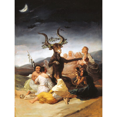 Francisco De Goya Y Lucientes Hexensabbat großer Leinwand Kunstdruck
