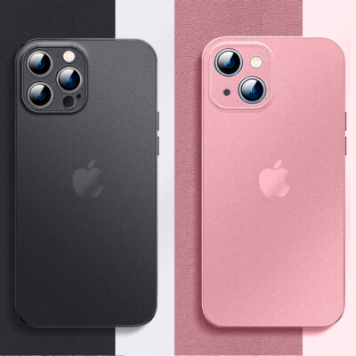 Ultra-thin Matte ShockProof Case For iPhone 16 15 Pro Max 14 Pro 13 12 11 Cover