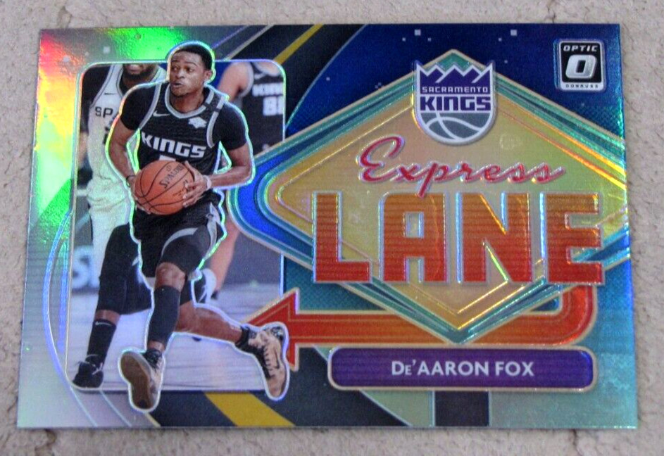 2020-21 Donruss Optic Express Lane Holo #5 De'Aaron Fox
