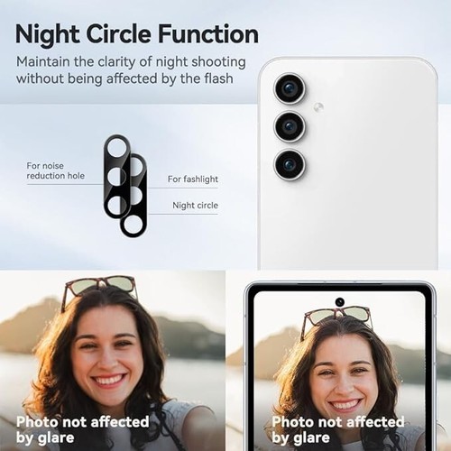 For Samsung S23 FE Tempered Glass Screen Protector And Camera Protector - Picture 14 of 18