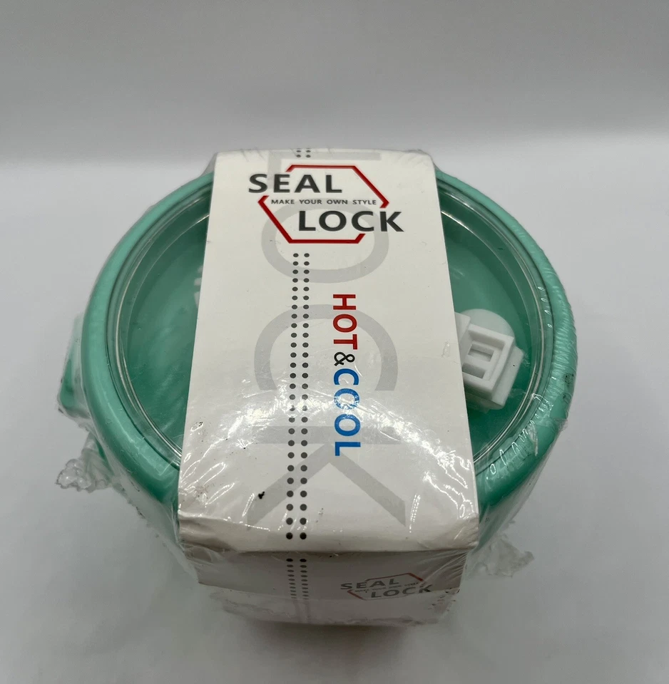 Seal Lock Airtight Container – Hot & Cold Storage with Utensil, Teal - Image 3 of 4