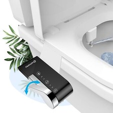 Bidet Attachment for Toilet Non-Electric Bidet Ultra-Slim Dual Nozzle Feminin...