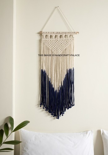 Macrame Tenture Murale Boho Chic Tissé Tapisserie Décoration