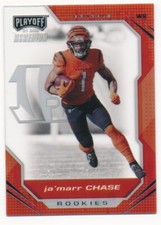 JA'MARR CHASE 2021 PANINI CHRONICLES PLAYOFF MOMENTUM #PMR-5 BENGALS MINT
