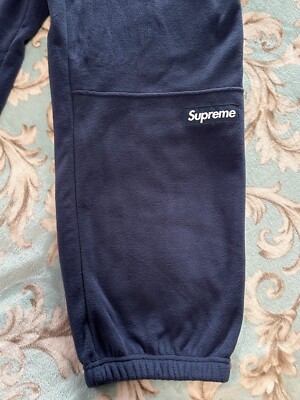 SUPREME POLARTEC PANT (NAVY BLUE) (XL) FW23 SWEATPANT LOOSE SUPREME POLARTEC PANT (NAVY BLUE) (XL) FW23 SWEATPANT LOOSE