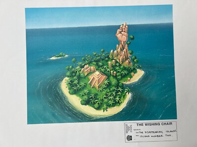 Vintage Print The Wishing Chair Enid Blyton Cosgrove Hall Films Disapp. Island 2