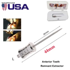 Dental Root Fragment Extractor Extracting Forceps Tooth Extraction Elevator 44mm