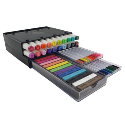 54er Aquarellfarbset Set Tintenmarker Aquamarker Aquarellstifte Pastell