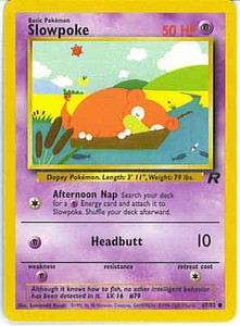 Slowpoke 67/82 Team Rocket Unlimited Common MINT! Pokemon