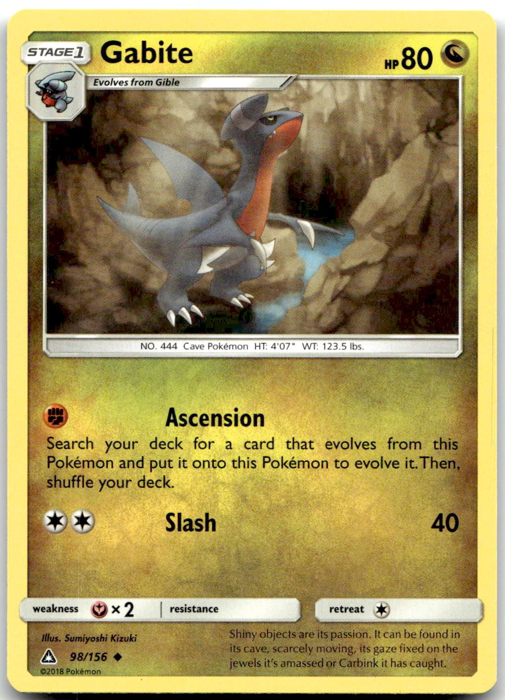 Pokemon Gabite Ultra Prism SM05 #98/156 Uncommon LP SET FILL!