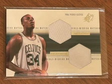 1999-00 Upper Deck SPx Paul Pierce Winning Materials Game Jersey Uniform Patch