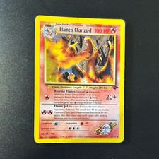 Pokémon TCG Blaine's Charizard Holo Rare Gym Challenge 2/132 HP 100 EN on eBay