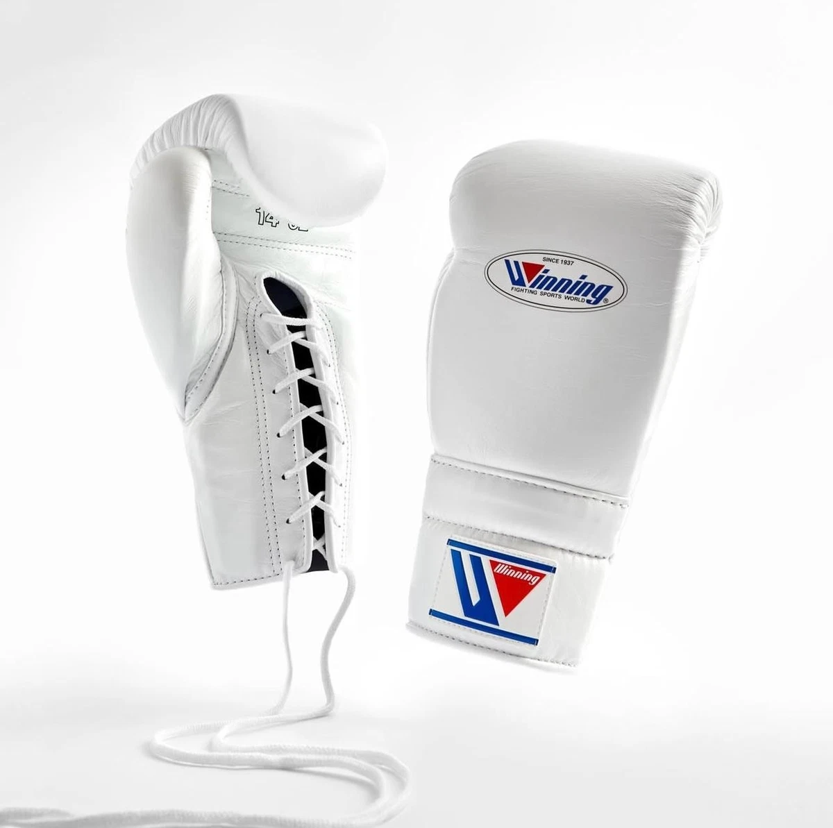 Winning White 16 oz. Weight Boxing Gloves for sale | eBay