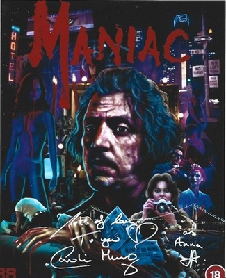 Caroline Munro persönlich signiert 10'' x 8'' Poster Foto - Anna - Maniac #31