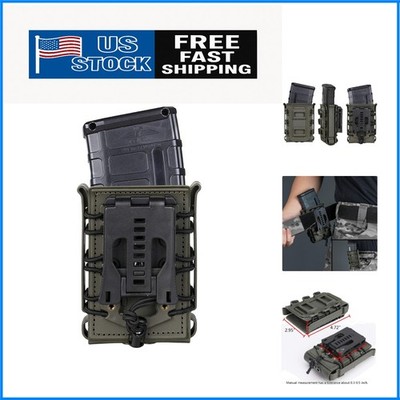 Compact 5.56/7.62mm Belt Mag Pouch - Durable Softshell Construction & Adjustable