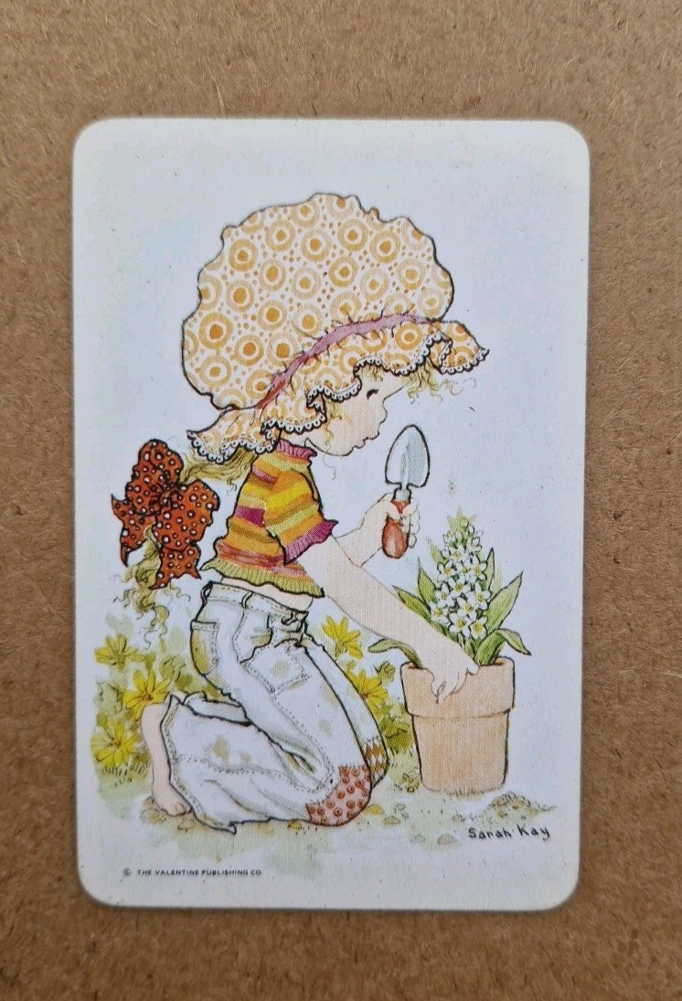 1 x Vintage Blank Back Swap Card Sarah Kay