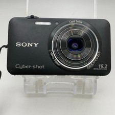 Exc Sony Cyber-shot DSC-WX7 Camera 16.2MP 5x Black w/ Battery JP Menu Y2K 744