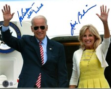 President Joe Biden & Jill Biden Signed Autograph 8x10 Photo RARE w/ Beckett COA