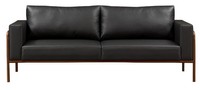 Sofa 3 Sitzer Luxus MöBel Sofagarnitur Couch Sofa Polster Wohnzimmer Holz Neu
