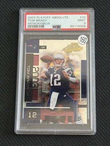 Tom Brady #32 2003 Playoff Absolute Memorabilia card