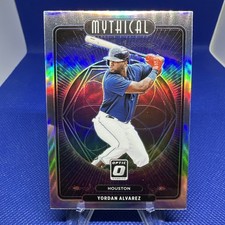 Yordan Alvarez 2021 Panini Donruss Optic Mythical Silver Prizm Insert #M18