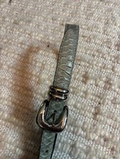 Vintage Genuine Snake Skin Belt Made Expressly for Leather Shop