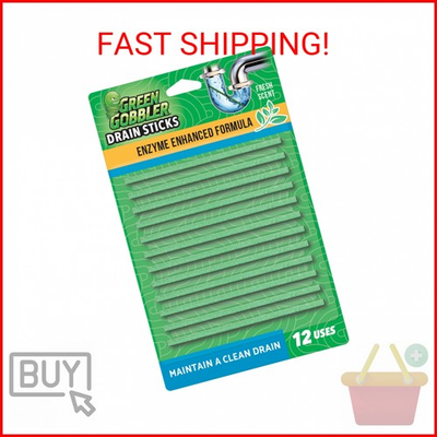 #ad #ad Green Gobbler Drain Cleaner and Deodorizer Sticks with Enzymes Maintain a Clea $14.39