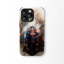 Superman iPhone Case Superhero Bumper Shockproof Phone Case For Apple iPhone