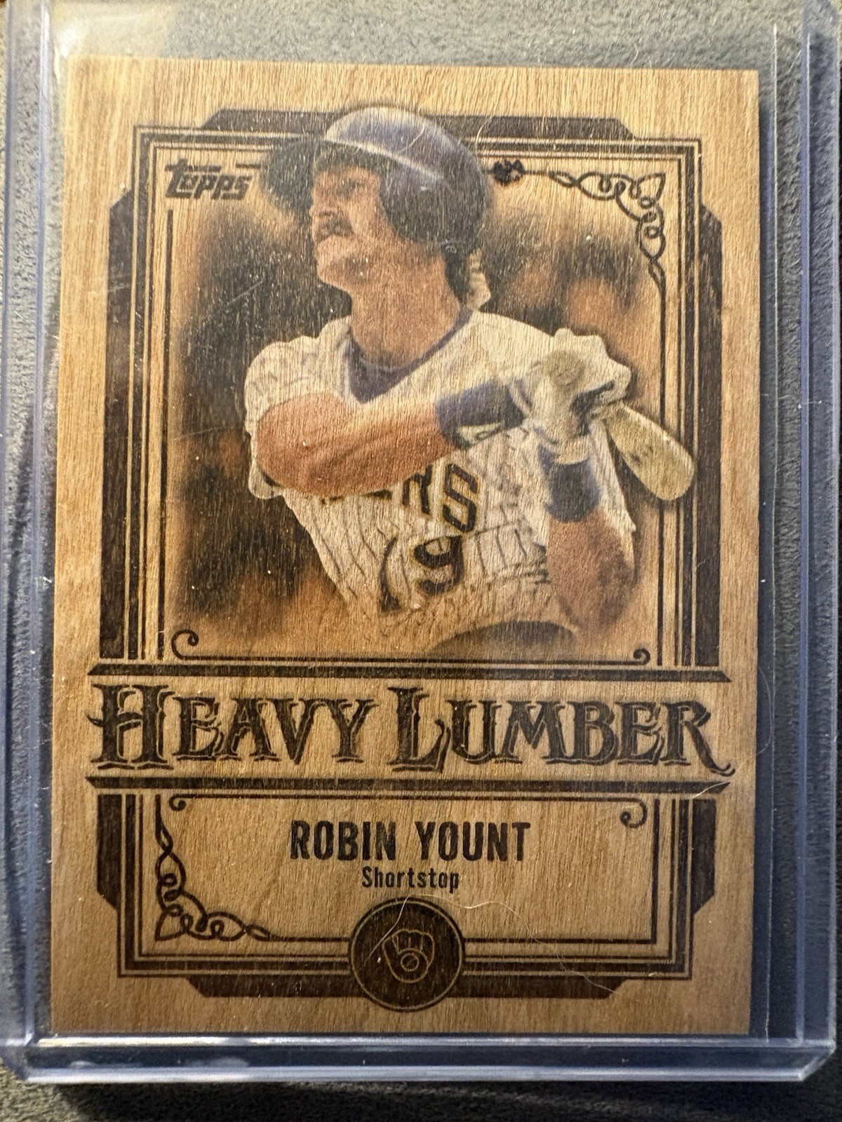 2025 Topps Update Series - Heavy Lumber #HL-61 Robin Yount SSP Milwaukee Brewers