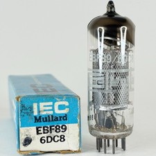 (1) Tested IEC Mullard EBF89 6DC8 Tube Blackburn Code B8A1 Dual Diode Pentode