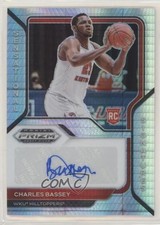 2021-22 Panini Prizm Draft Picks Hyper Charles Bassey #SS-CBA Rookie Auto RC 7m3