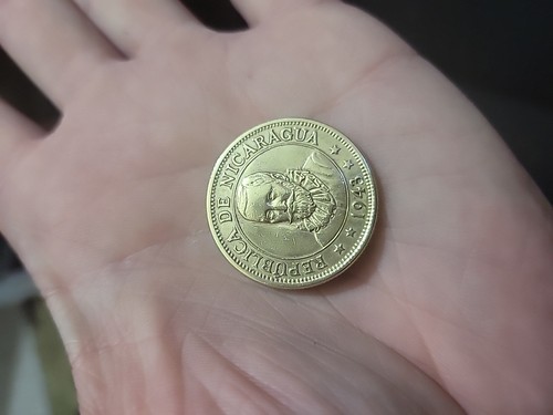 1943 NICARAGUA 25 CENTAVOS - AU