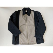 Dickies Canvas Jacket Size Large Blue Gray Quilted Lining -0522T24