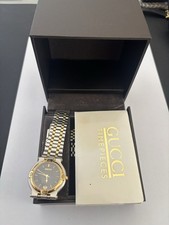 Gucci 9000M Watch Genuine With Box And Papers. Currently Not Working.
