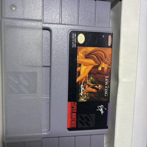 The Lion King - Super Nintendo SNES, with Box NO Inserts, **See Box Condition - Picture 3 of 5