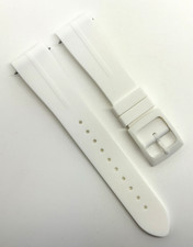 Horus Swatch X Omega Moonwatch 20mm x 16mm Arctic White Rubber Watch Strap OEM