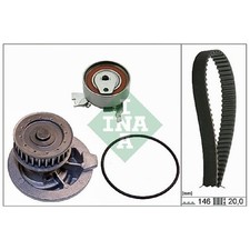 INA Wasserpumpe + Zahnriemensatz 92063918 90444123 90570371 636228 | 584351